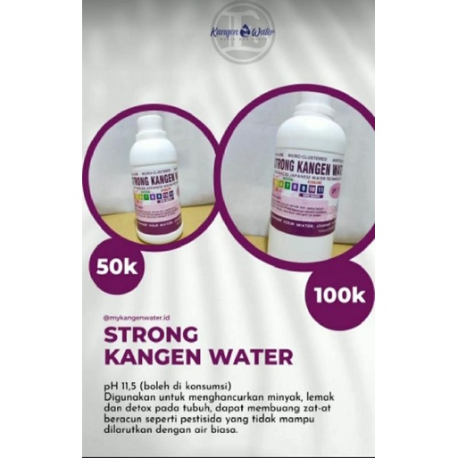 

Strong kangen water Super PH,5