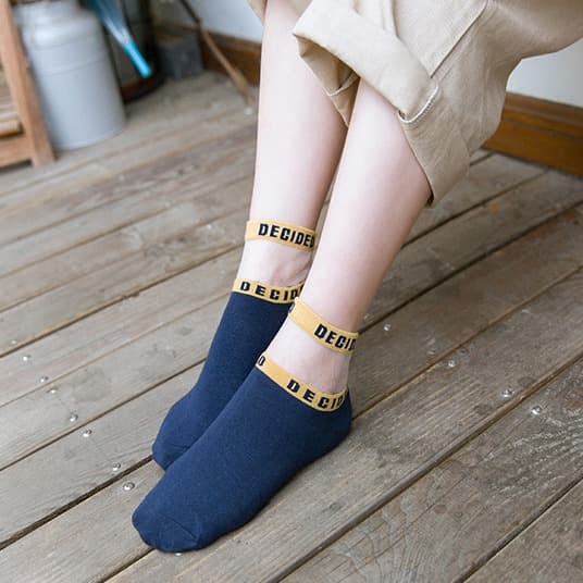 KK-27 kaos kaki summer musim panas cotton transparan korea jepang