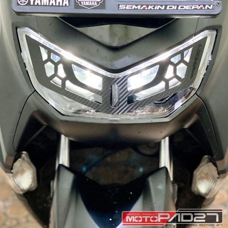 Motopad27 Garnish Lampu Depan Yamaha New Nmax Garnis Headlamp Yamaha New Nmax 2020 2021 2022