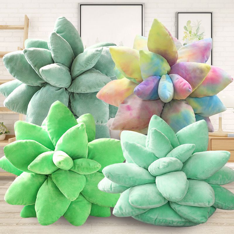 45cm Mainan Succulent Plant Stuff Toys Boneka Pillow Plush Plushie Toys Plants Room Home Decor