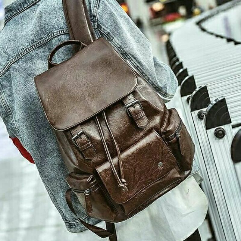 ABSOLUTE Tas Pria Wanita Waterproof  Tas Ransel Pria Wanita  Tas Sekolah Tas Laptop