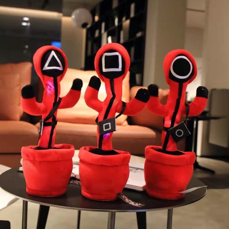 ♣ ~ HM8 ~ SQUID GAME //Dancing cactus SQUID GAME - boneka goyang Squid game viral DANCING JOGET CHAR