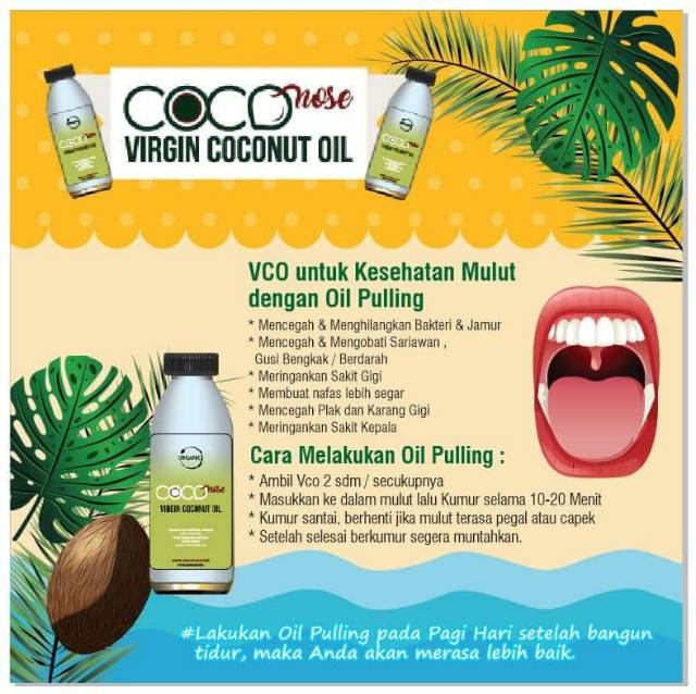 VCO Coconose (1000 Ml) - Extra Virgin Coconut Oil - Minyak Kelapa Murni 1  Liter