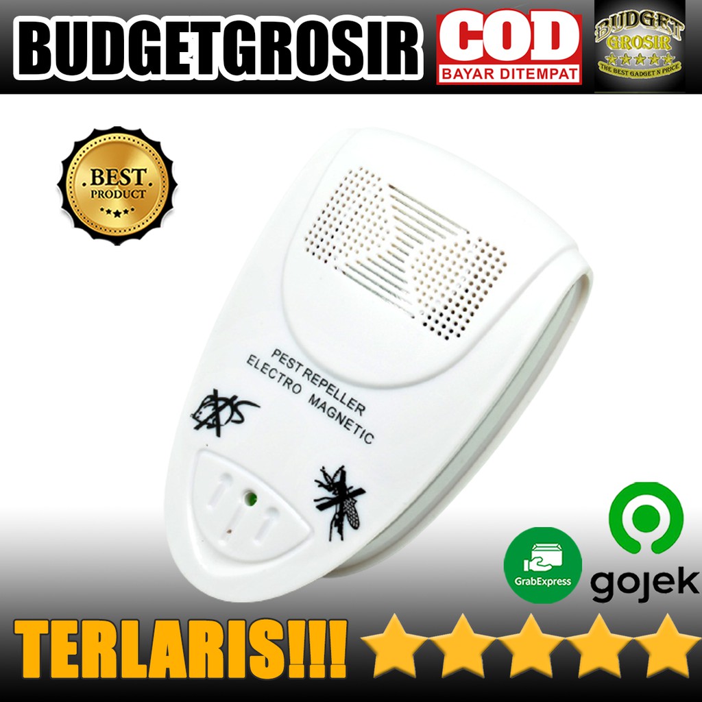 Bug Scare Ultrasonic Rat Pest Control Repeller / Anti Nyamuk - HOE0065 - PUTIH