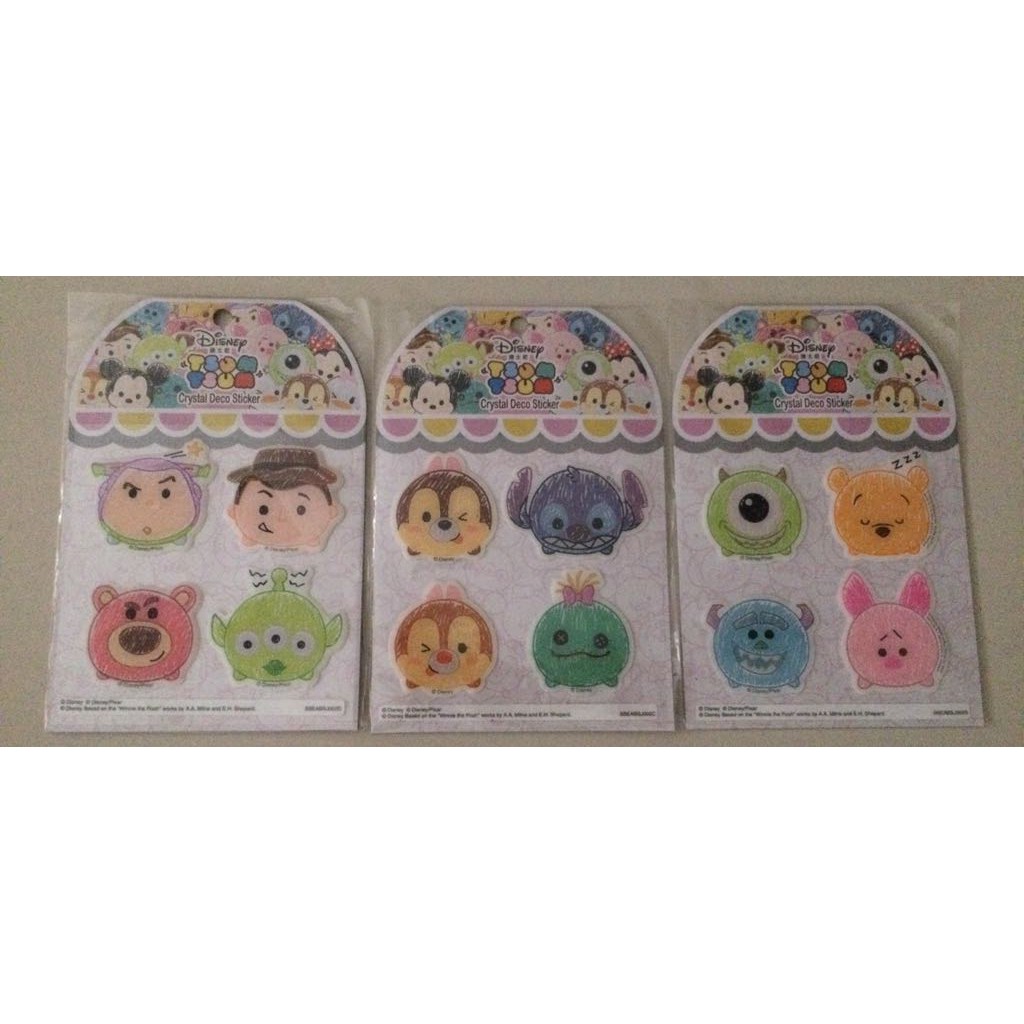 

STICKER DISNEY TSUM TSUM CRYSTAL DECO STICKER ISI 3 PCS