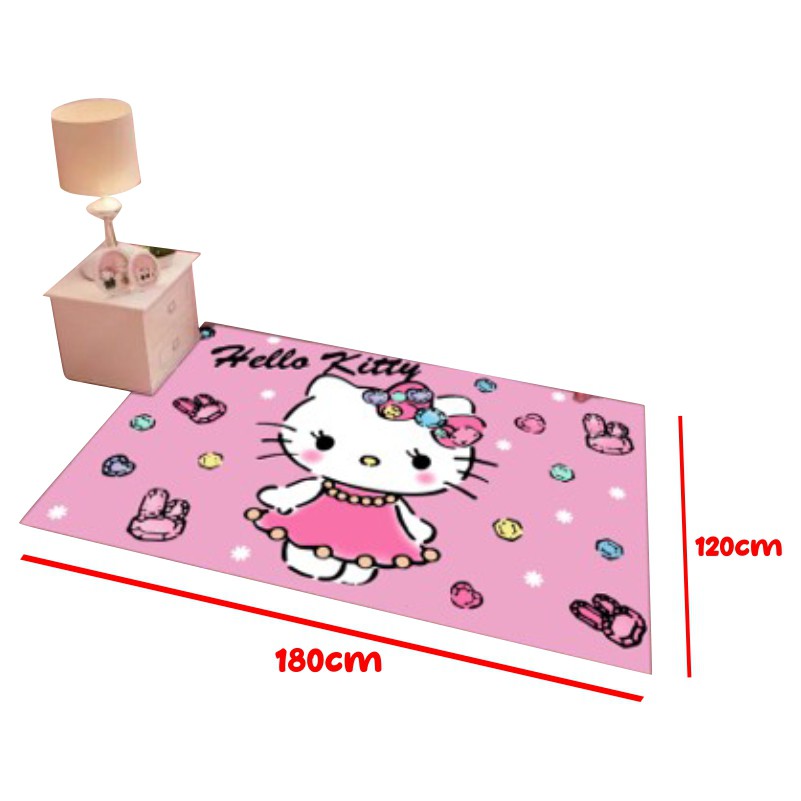 Karpet Lantai Bulu Permadani Ruang Tamu Anti Slip Ukuran 120 Cm X 180 Cm