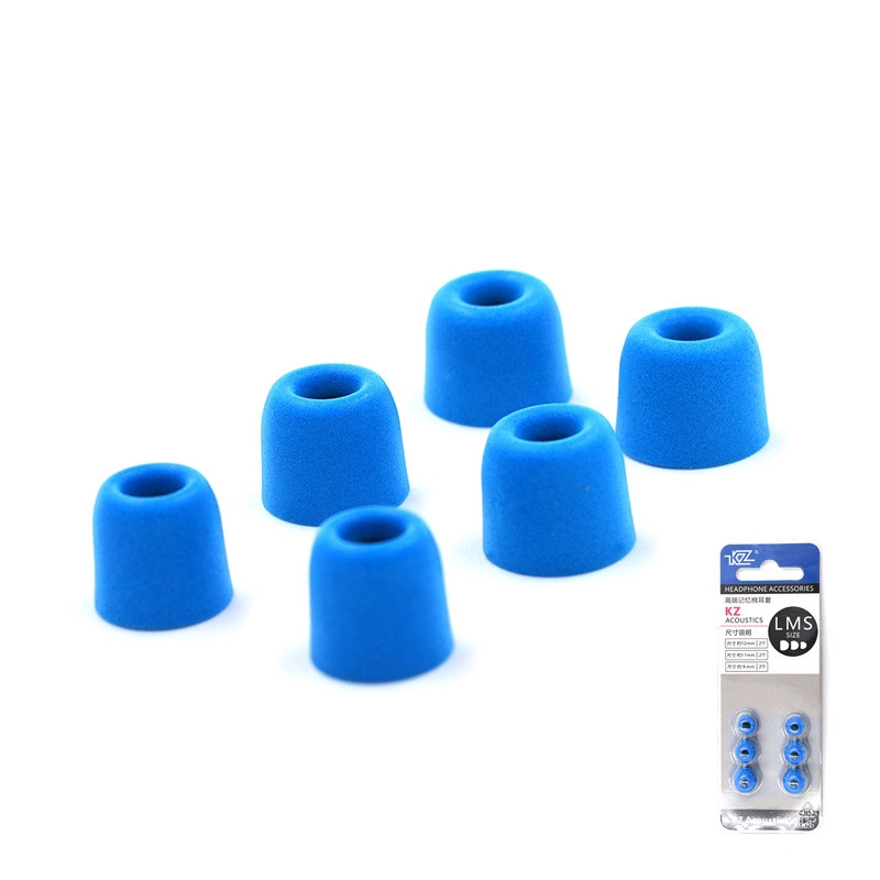 Original KZ Upgrade Ear Tips 3Pair(6pcs) Noise Isolating Memory Foam Eartips