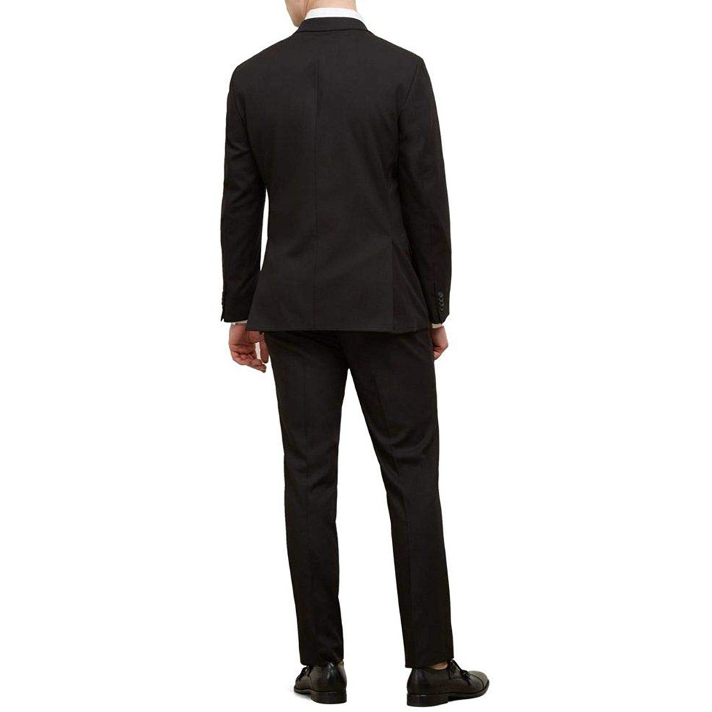 JAS SETELAN WARNA HITAM SLIMFIT 2IN1 SLIM CASUAL BLACK ORIGINAL NIKAYU BAHAN HIGH TWIST PREMIUM