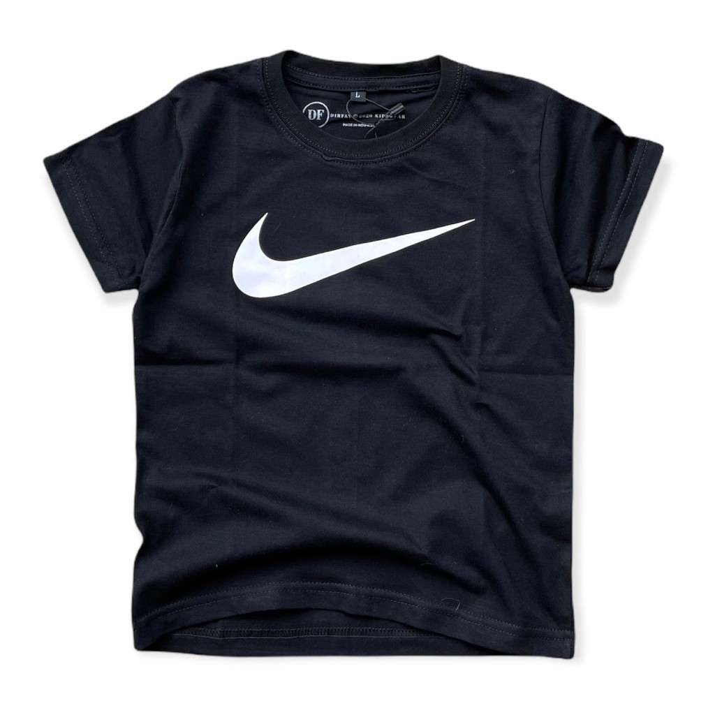 KAOS TSHIRT BAJU ANAK KIDS LAKI LAKI PEREMPUAN NIKE BLACK TERBARU PREMIUM QUALITY MURAH