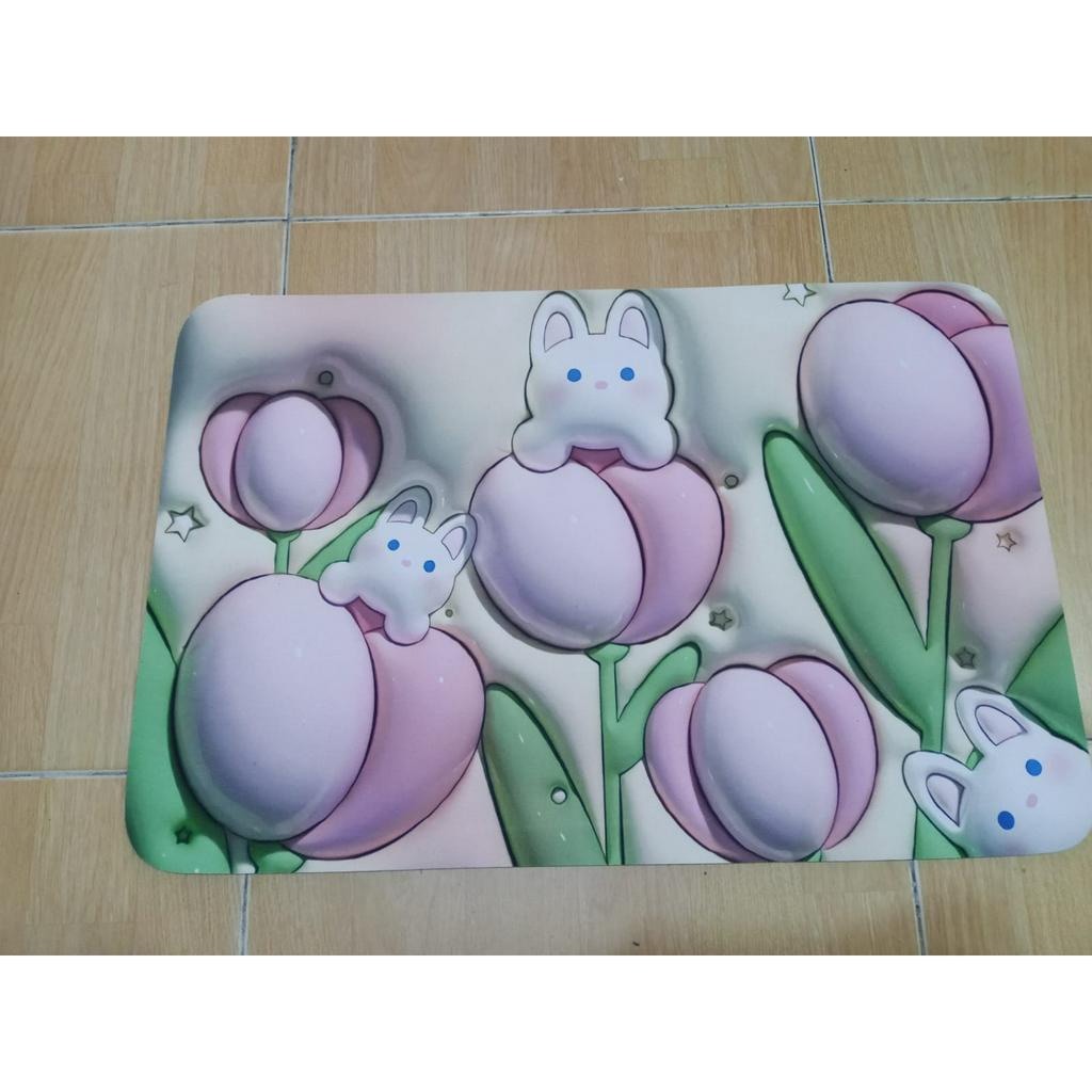 KESET 5D VIRAL DIATOMITE WATERPROOF KESET KAMAR MANDI KESET DAPUR ANTI LICIN ANTI SLIP KESET KARAKTER ANIMAL FBL