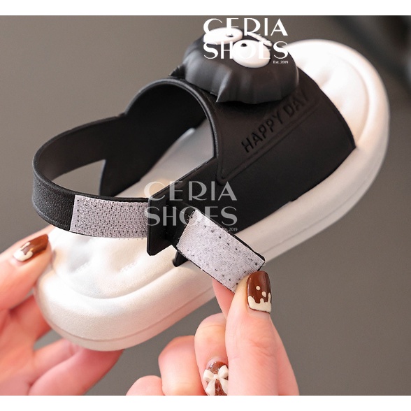COD Sandal Anak Jelly Import Karet Motif Batman Pengait Tali Belakang Sendal Laki Laki Perempuan Empuk Elastis Sol Anti Slip Tebal 1638