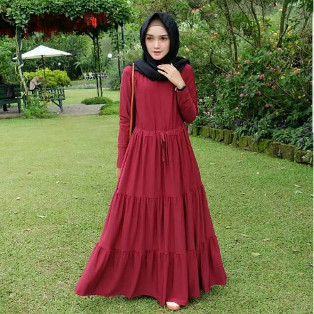 Gamis jersey rempel