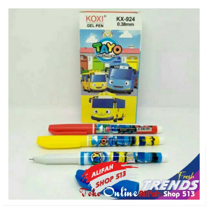 

Pulpen Gel Tayo Koxi KX-922 0.38mm Terlaris