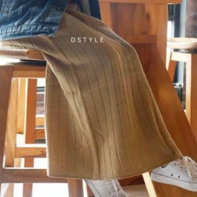 rok rajut ( warna mocca )
