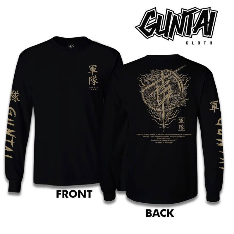 Kaos / T-shirt Guntai Lengan Panjang | GT 21
