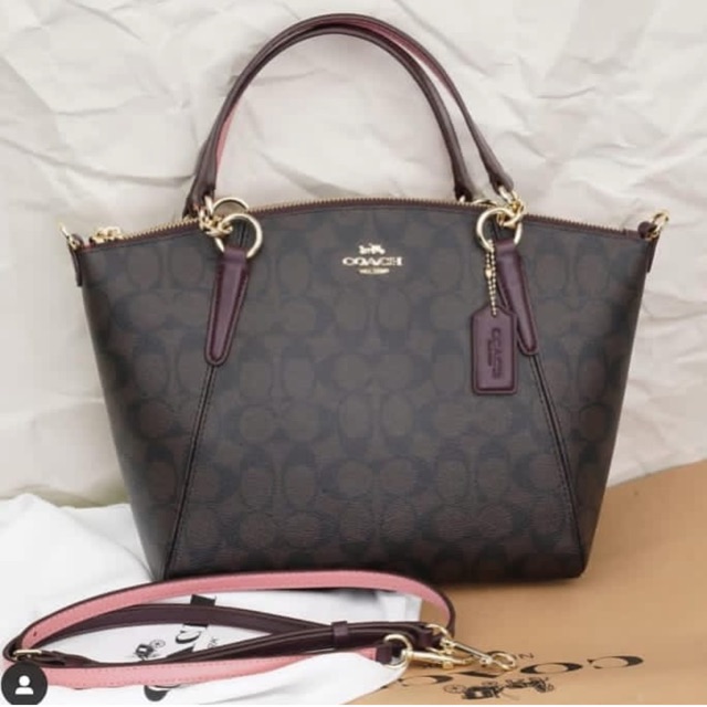 Coach kelsey Signature mahogany