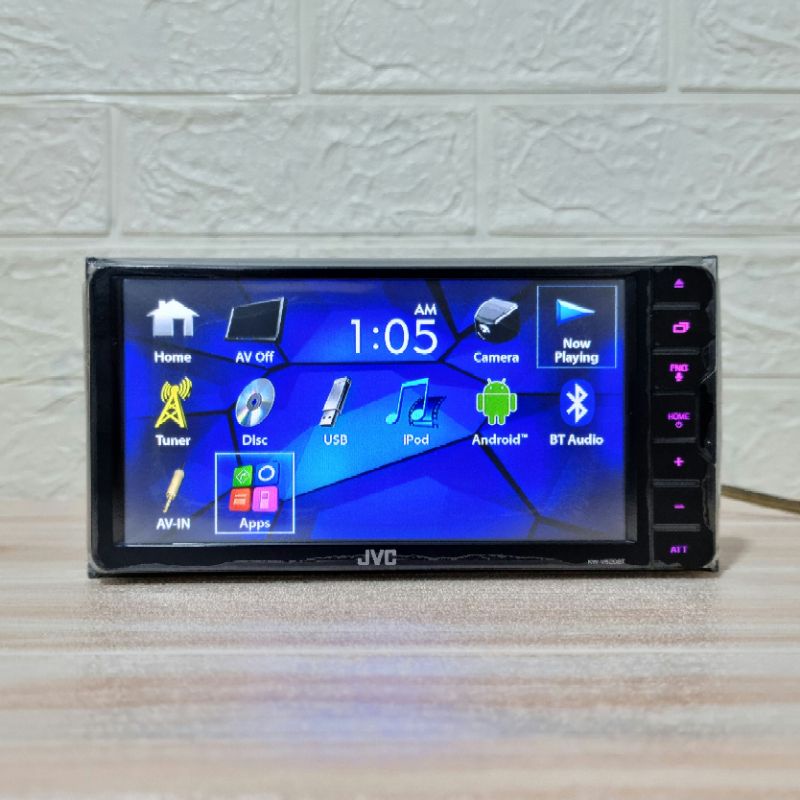 Double Din DVD PNP OEM Toyota JVC 6.95 inch Motorized Time Alignment Soundlift K2 Audio Tech