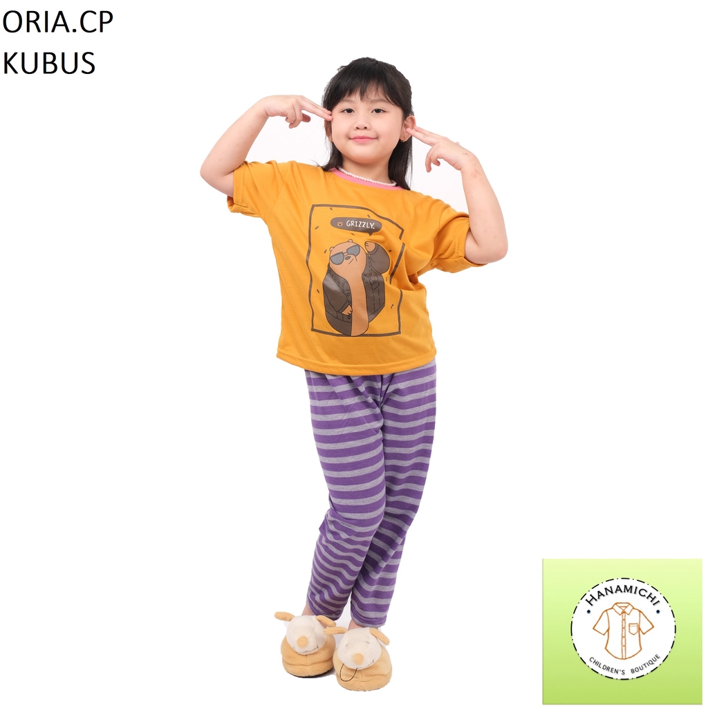 Hanamichi ORIA.CP Baju Tidur Anak Lengan Pendek