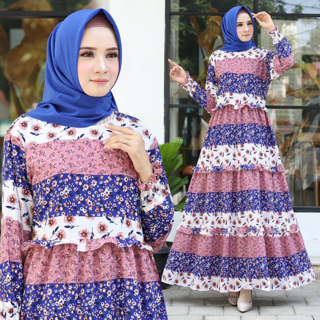 RAUNA GAMIS TERBARU RGF 02 RAUNA SARIMBIT KELUARGA 2022 FASHION MUSLIM KOKO DEWASA GAMIS REMAJA RRF 