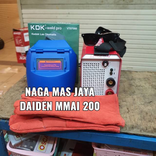 MESIN LAS DAIDEN MMAi 200 TRAVO LAS INVERTER DAIDEN MMAI 200 TRAFO LAS DAIDEN MMAI200 AMPER