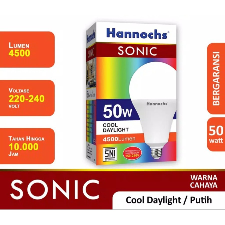 Lampu Led Hannochs Sonic 50 Watt LED Bulb