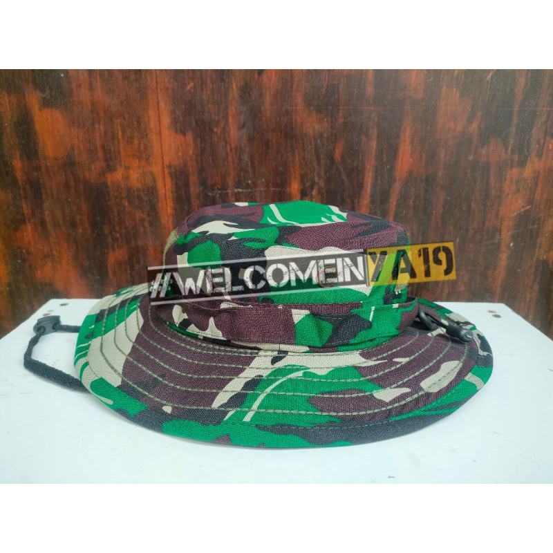 Topi Rimba Loreng Malvinas Velbed Wol Premium [Terbaik]