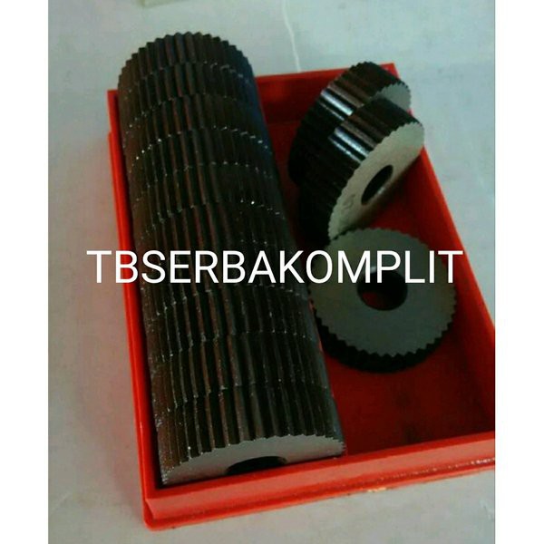 Mata Knurling 1mm Kartel Mata SATU 1 Roda 1 mm Single Lurus Tools Lathe Kartel Bubut 1R Tunggal M1