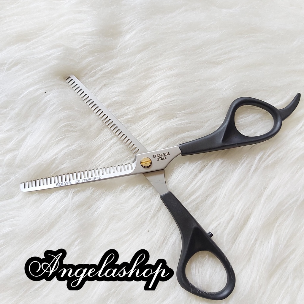 Gunting Potong / Penipis Sasak  Rambut Gunting Penipis  SOLWA GIGI 2 KOREA Stainless Steel Original