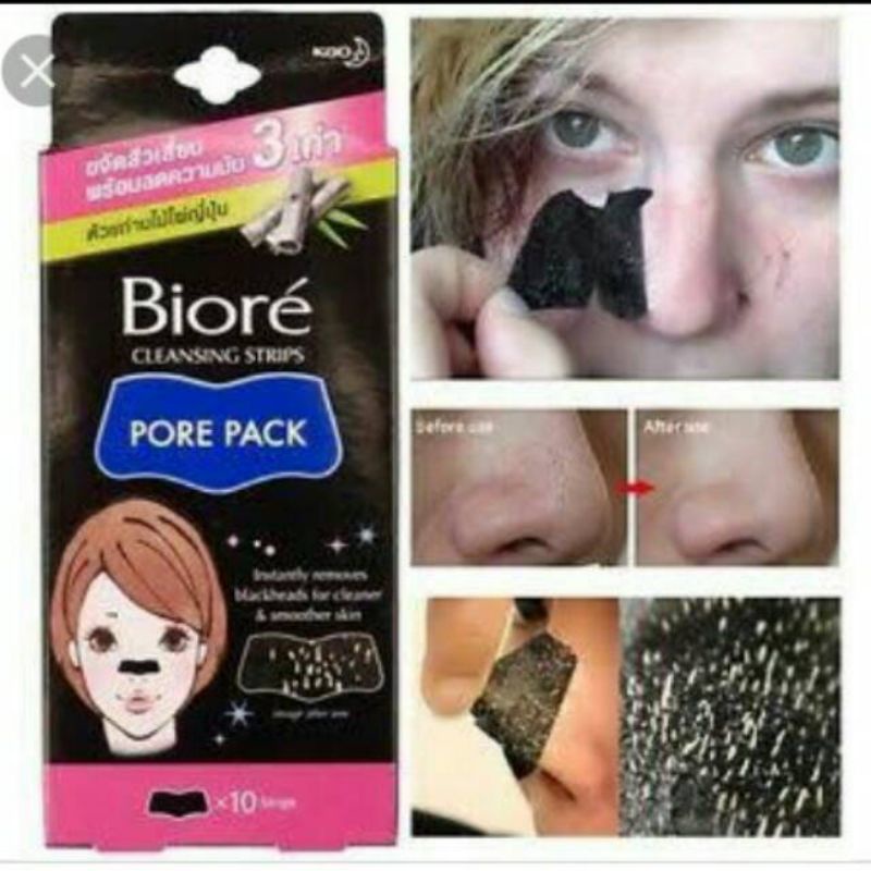 Masker Komedo Biore Pore Pack