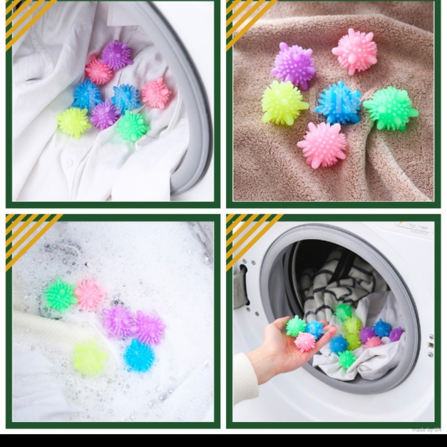 Washing ball magic bola mesin cuci silikon laundry balls baju bersih mencuci alami baju anti kusut