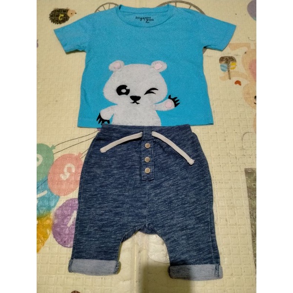 Preloved Set Old Navy 2in1 Preloved Kaos Anak Zoo Preloved Celana Anak Old Navy Bukan Preloved Set H