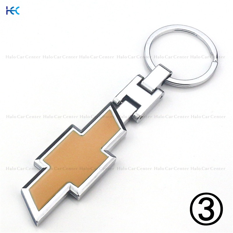 【Ready Stock】Alloy Metal Logo Motorcycle Keychain Car keychain SET for Chevrolet