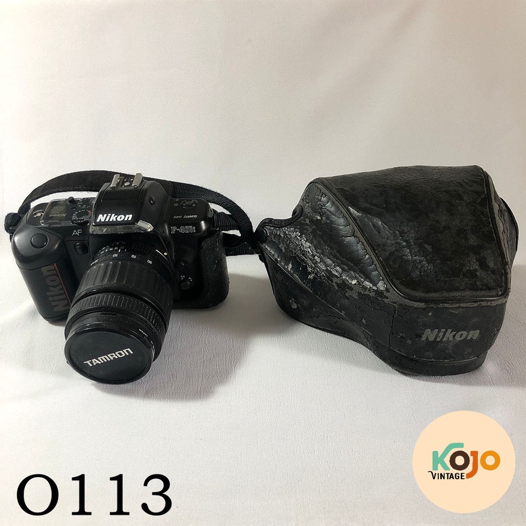Kamera Camera Analog Vintage Nikon F.401S Dengan Lensa Tamron AF 35 mm 90 mm