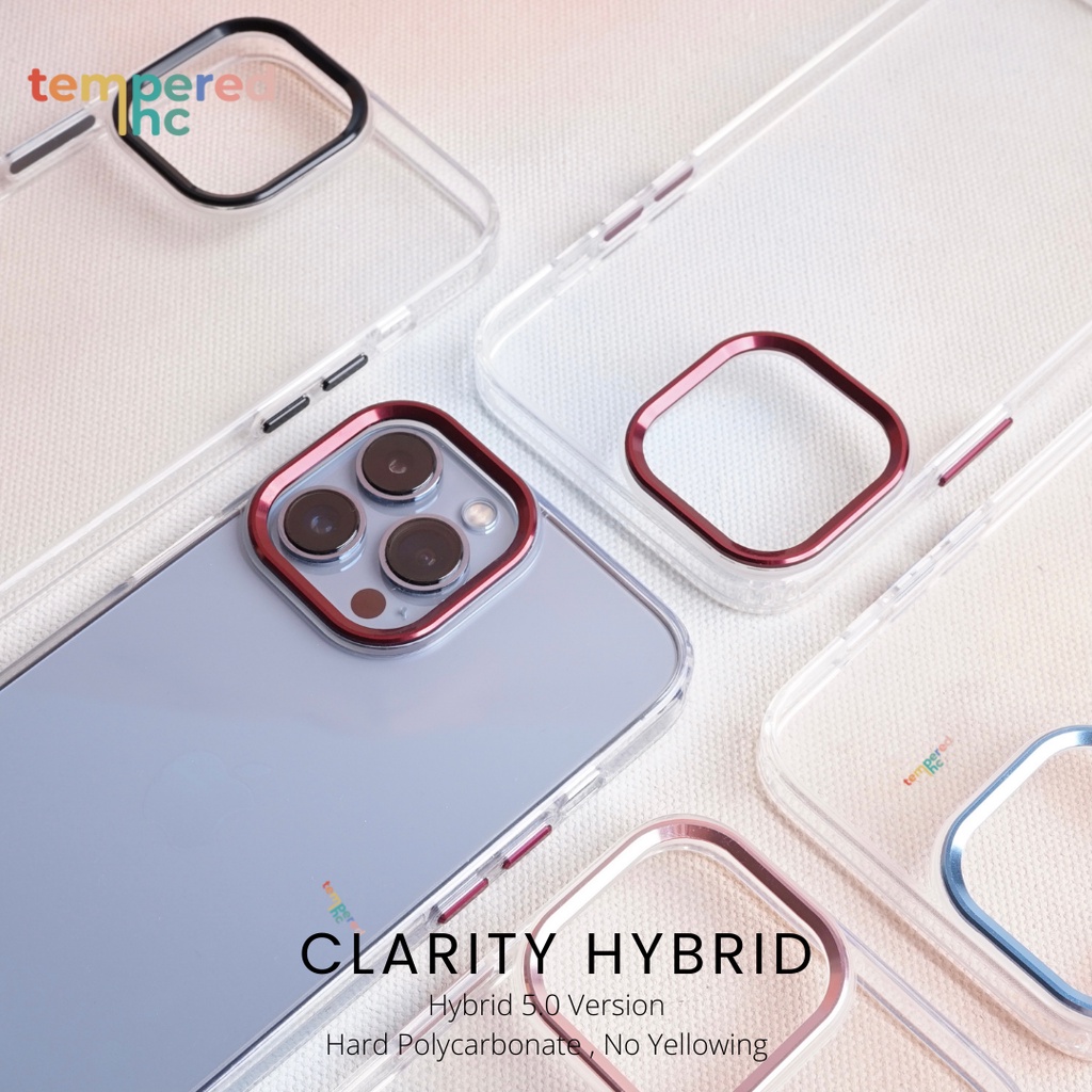 ALL NEW ! CLARITY Hybrid Case Iphone ( Iphone 11 - 13 pro max READY ! )