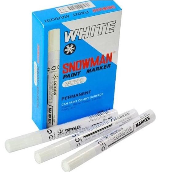 

TERLARIS Spidol Putih Permanent isi 12 pcs (Paint Marker Snowman)/PULPEN GEL/PULPEN LUCU/PULPEN 1 PACK/PENSIL WARNA/PENSIL 2B/PENGHAPUS JOYKO/PENGHAPUS LUCU/RAUTAN PENSIL PUTAR/RAUTAN ELEKTRIK/SPIDOL WARNA/SPIDOL PERMANEN/SPIDOL WHITEBOARD/CORRECTION TAPE