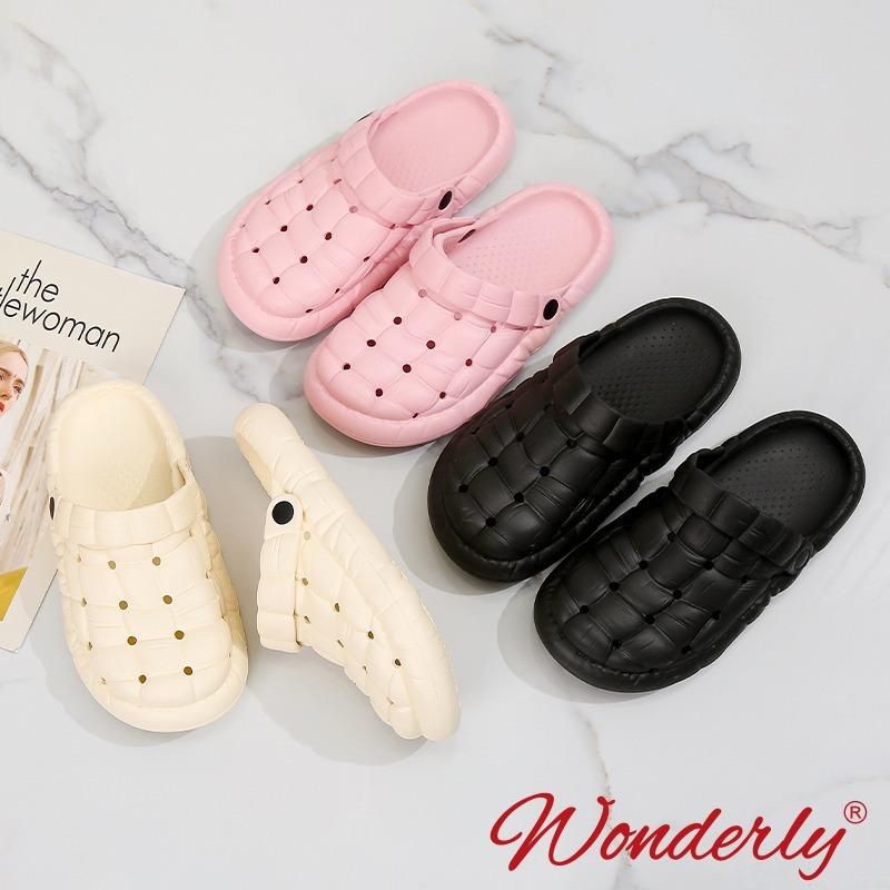 002-WL1 [WONDERLY] Sandal Crocs Wanita Jelly / Sendal Crofs Wanita Wonderly / Sandal Selop Crocs Rumah Import / Sandal Kodok Wanita / Sandal Sepatu Jelly Wanita Crocs Kodok