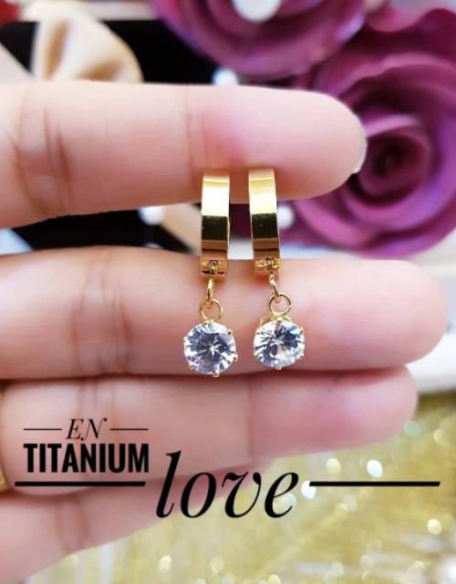 Titanium set perhiasan 0229k