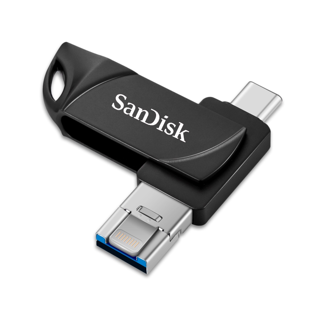 Flash Drive pendrive Original 3 in 1 Tipe c Untuk iphone / ios / android / Laptop