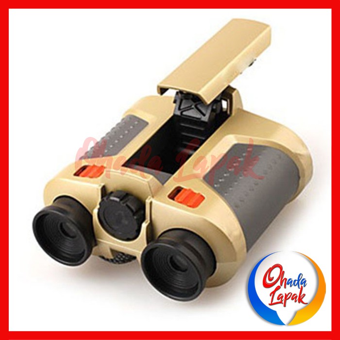 Teropong Malam Night Vision 4 x 30 dengan Lampu Senter Binocular