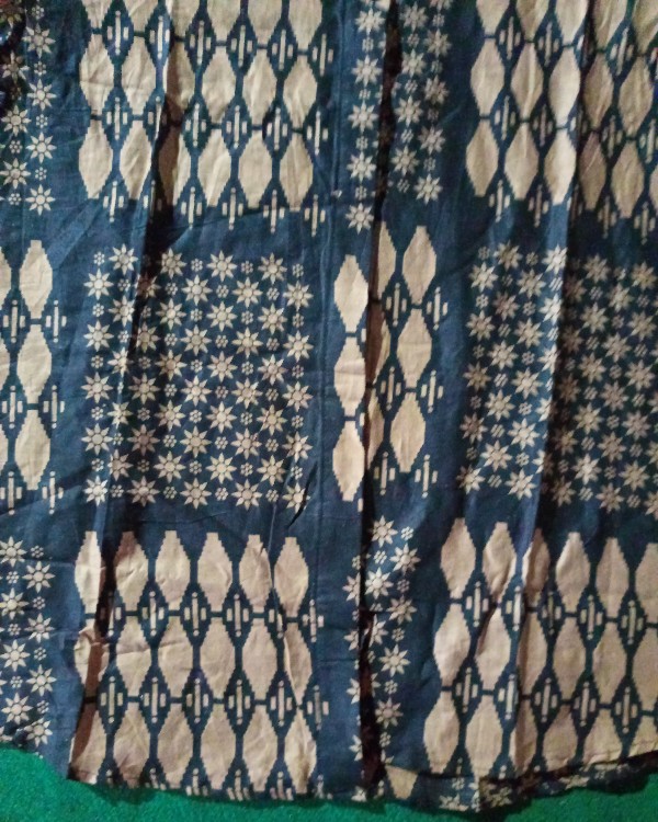 Blus Lonceng Lawasan Mono Coklat Kombi Baju Batik Kantoran Wanita Formal Kondangan Katun Premium