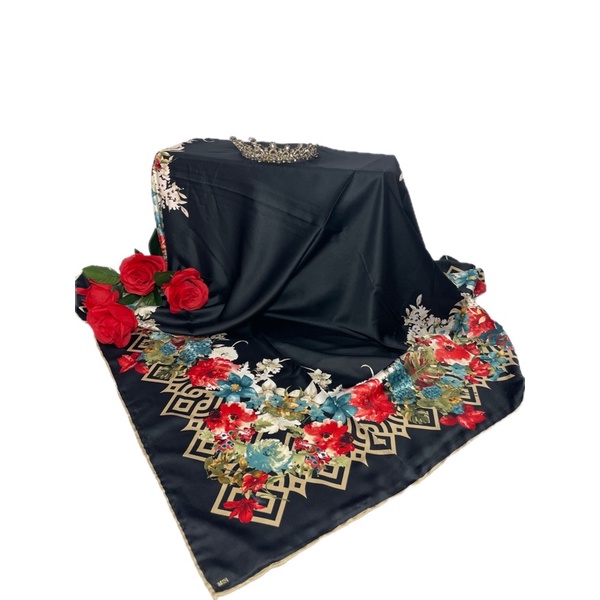 Hijab Turki Kualitas TERBAİK - Model Tengah Polos - Rosabella Turki