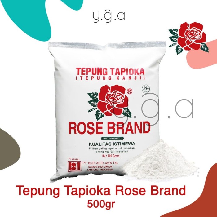 

cs01477 Tepung Tapioka Rose Brand 500Gr Da01D100