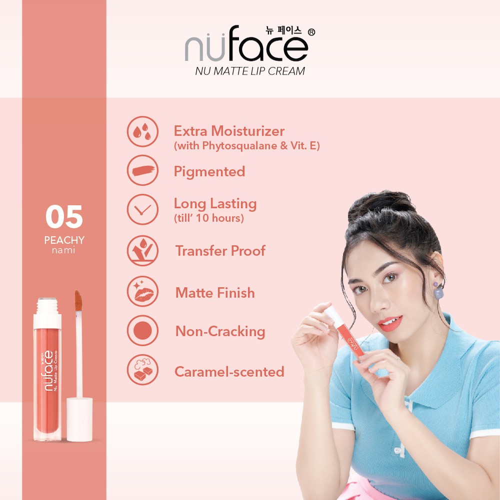 NUFACE Nu Matte Lip Cream 4g