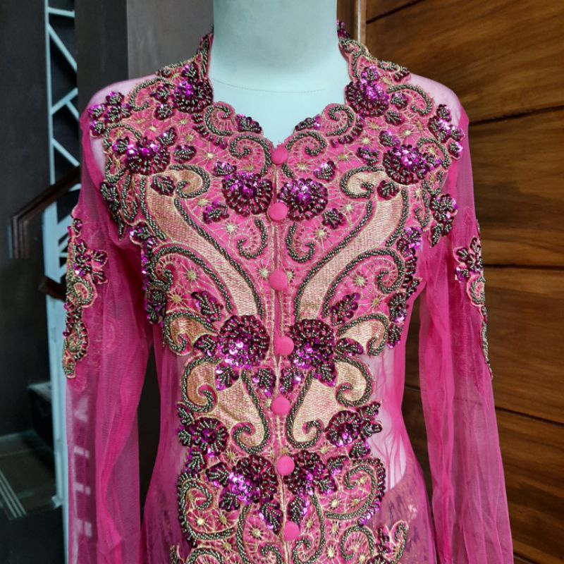 Atasan Kebaya tile full payet ibu/besan-2