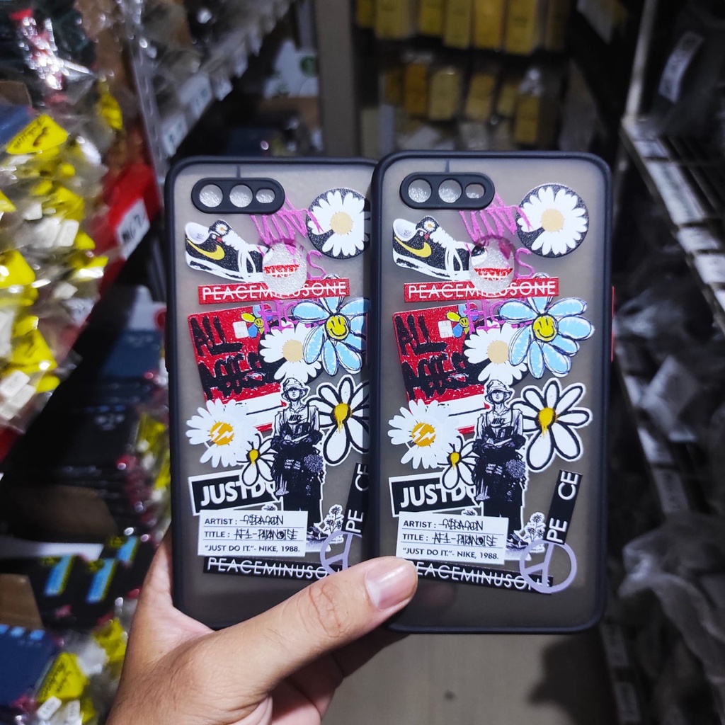 Case HP Oppo A5S A7 A11K A12 F9 Hard Casing ONE PIECE Lens Protection Terbaru