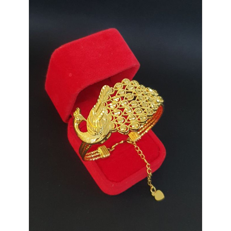 gelang cendrawasih emas bangkok ori