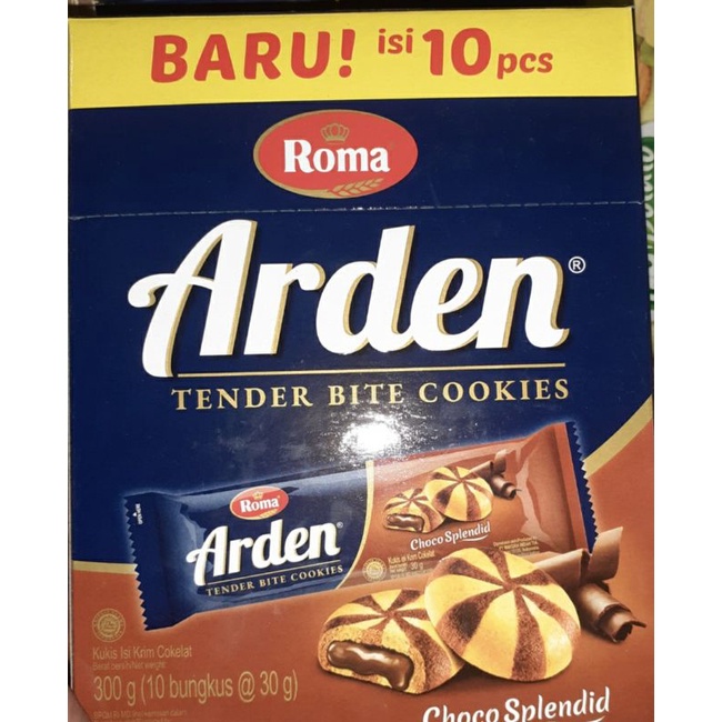 

Kukis isi kream coklat 1 box 10 bungkus