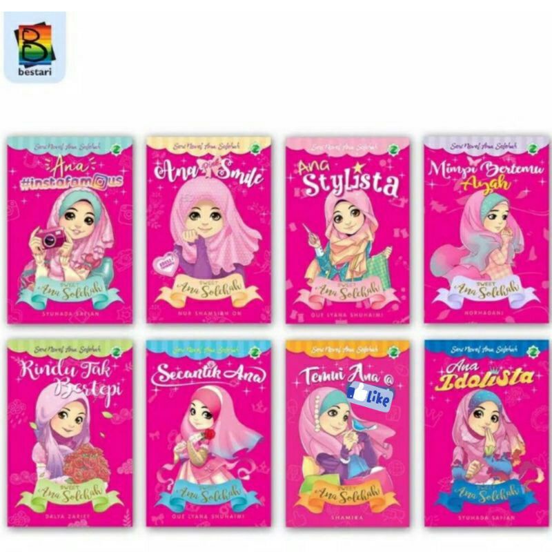 Novel Anak Islami - Cerita Bergambar - Seri Novel Ana Solehah