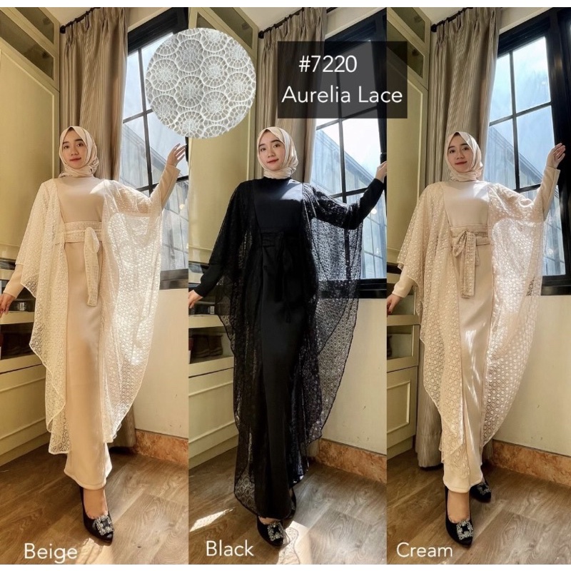 gamis by misskamihijab (aurelia lace)