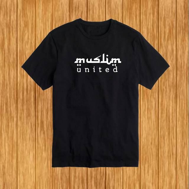 KAOS MUSLIM Kaos Tulisan "Muslim United"